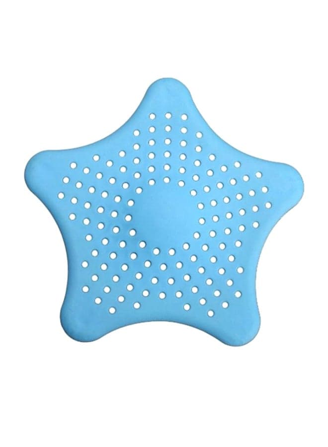 5-Piece Starfish Shaped Anti-Clogging Drain Stopper Blue