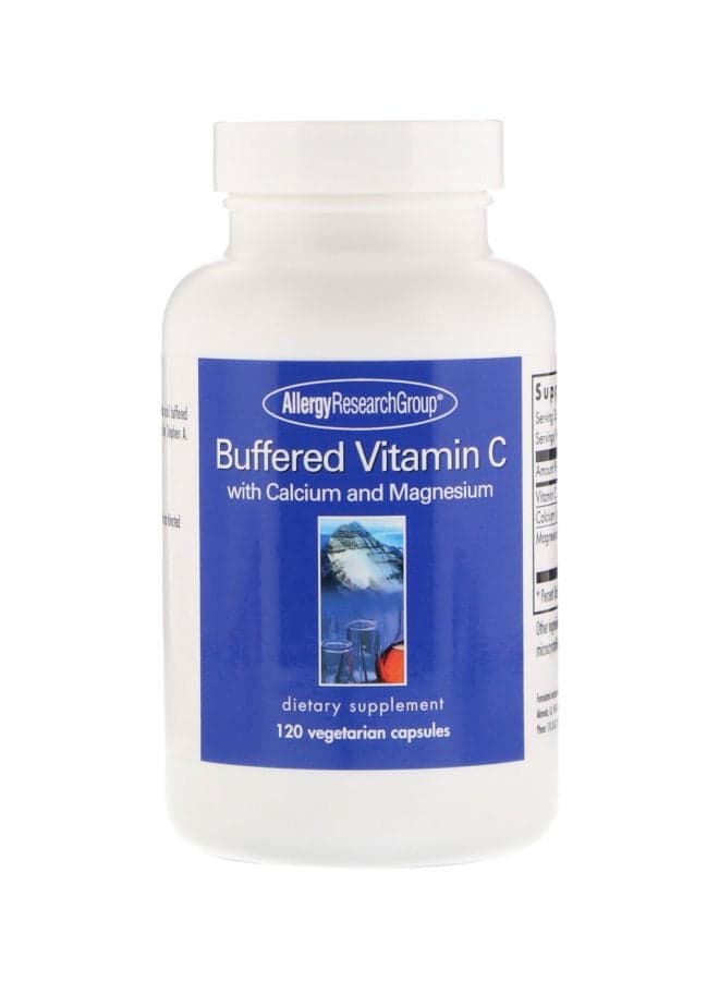 Buffered Vitamin C Dietary Supplement - 120 Vegetarian Capsules