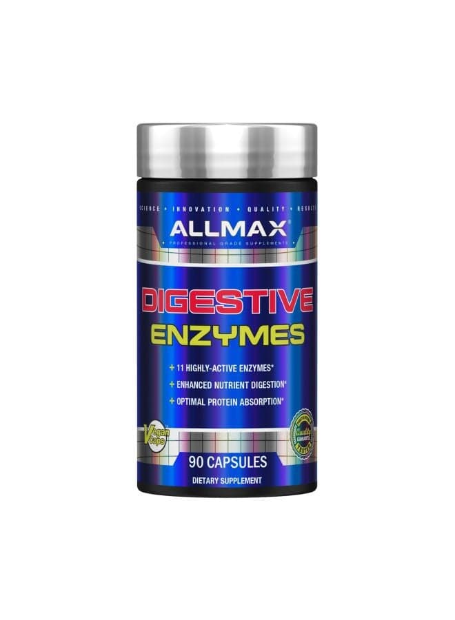Digestive Enzymes Dietary Supplement - 90 Capsules