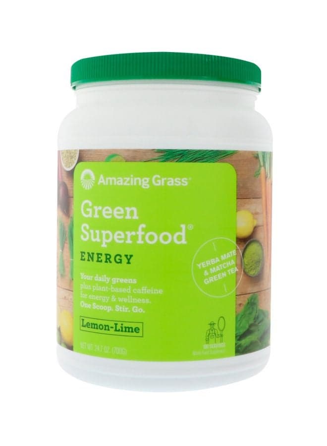 Green Superfood Energy Dietary Supplement - Lemon-Lime