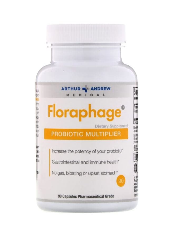 Floraphage Probiotic Multiplier Dietary Supplement - 90 Capsules