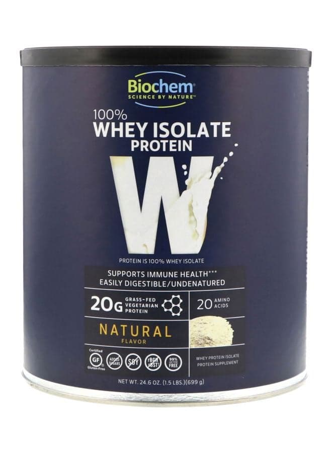 100 Percent Whey Isolate Protein Supplement