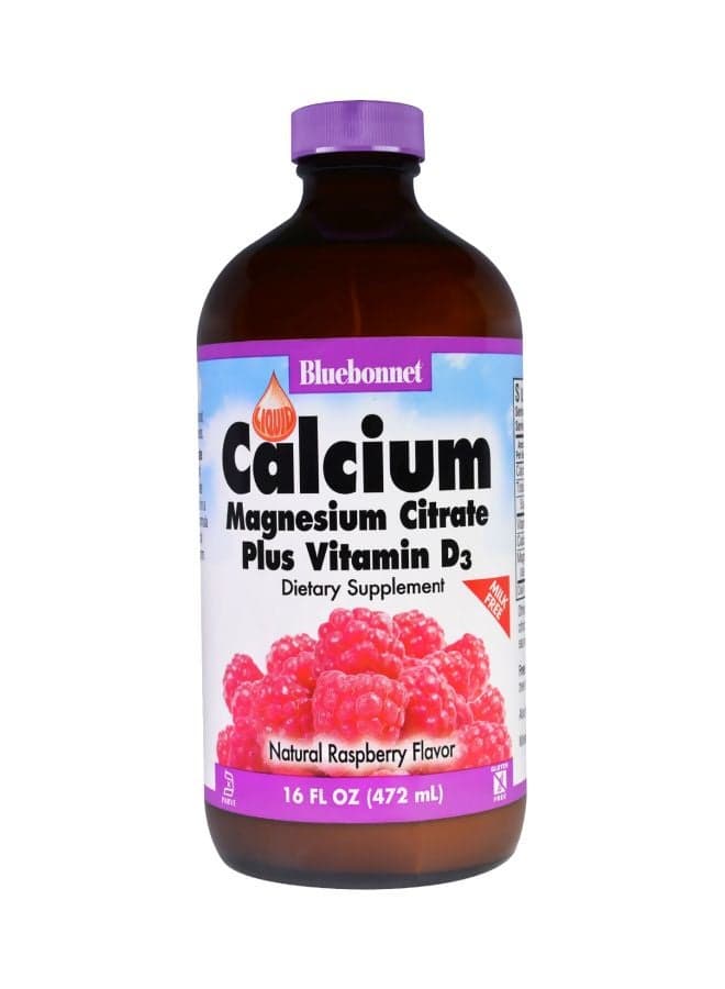 Calcium Magnesium Citrate Plus Vitamin D3 Dietary Supplement - Raspberry