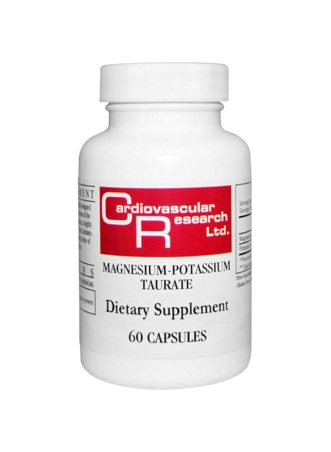 Magnesium Potassium Taurate Dietary Supplement - 60 Capsules