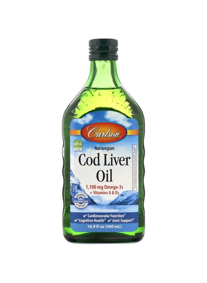 Wild Norwegian Cod Liver Oil Dietary Supplement