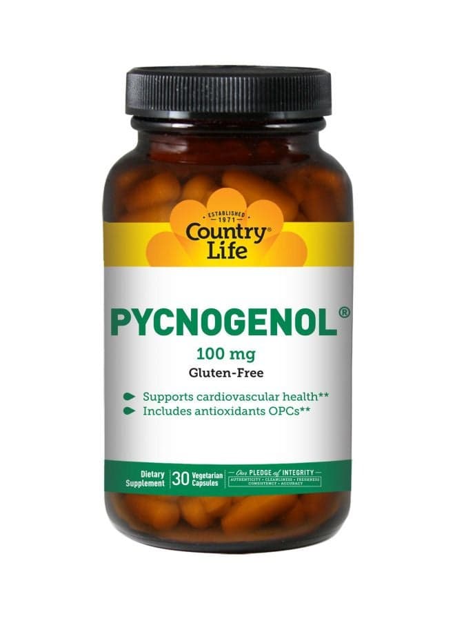Pycnogenol 100mg Dietary Supplement - 30 Veggie Caps