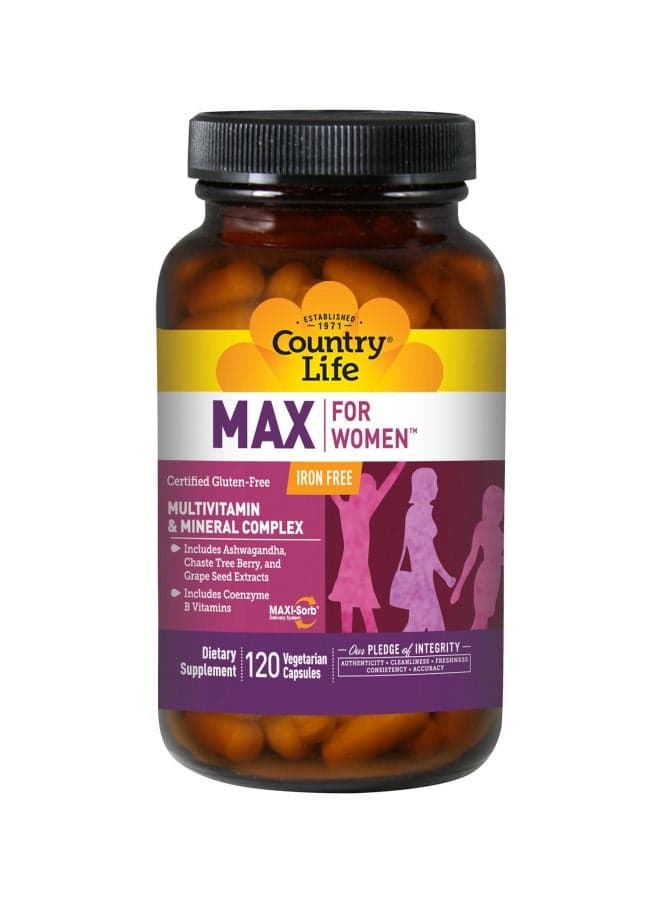 Max For Women Dietary Supplement - 120 Vegetarian Capsules