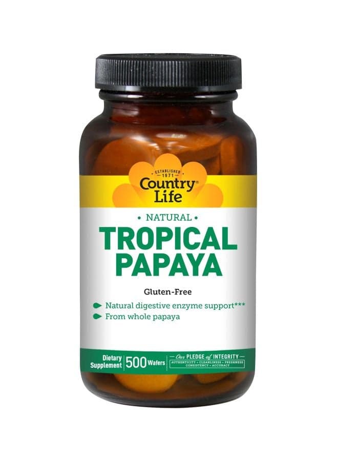 Natural Tropical Papaya - 500 Wafers