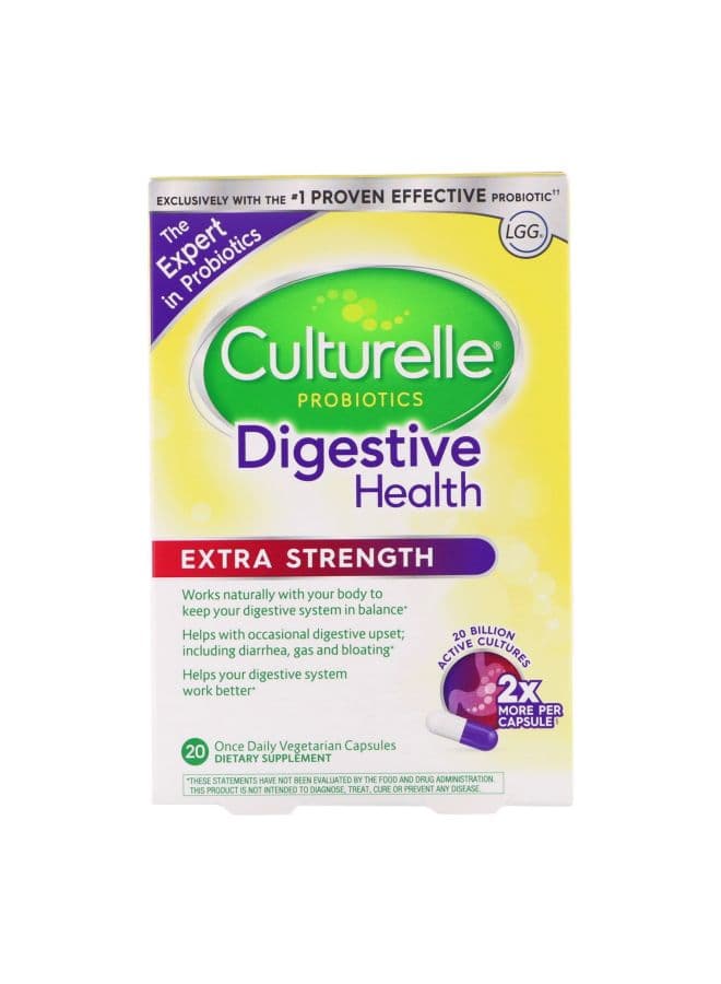 Probiotics Dietary Supplement - 20 Vegetarian Capsules