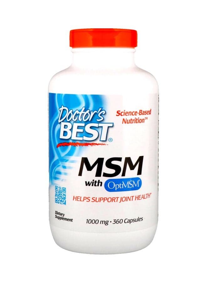 MSM With Optimsm 1000mg Dietary Supplement - 360 Capsules