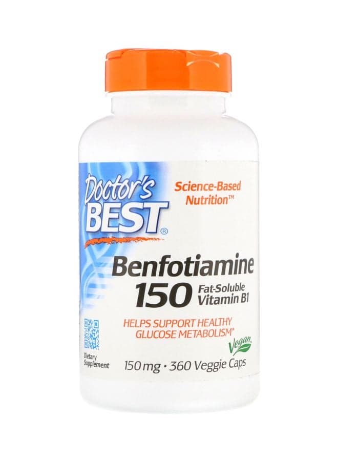 Science Based Nutrition Benfotiamine Vitamin B1 150 mg - 360 Capsules