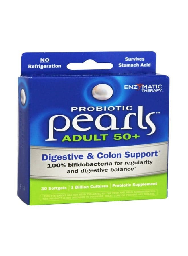 Probiotic Pearls Adult 50 Plus Dietary Supplement - 30 Softgels