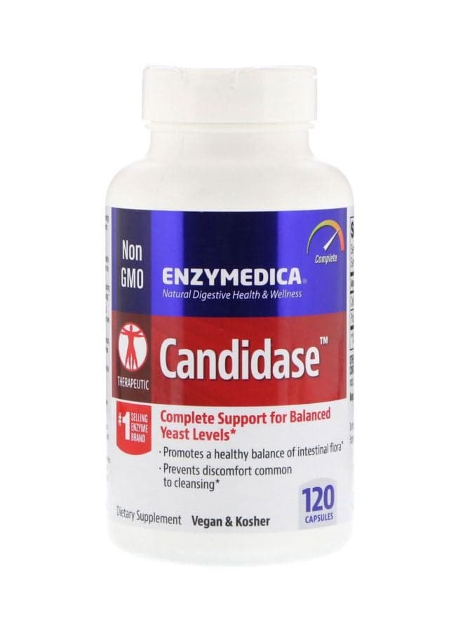 Candidase Dietary Supplement - 120 Capsules