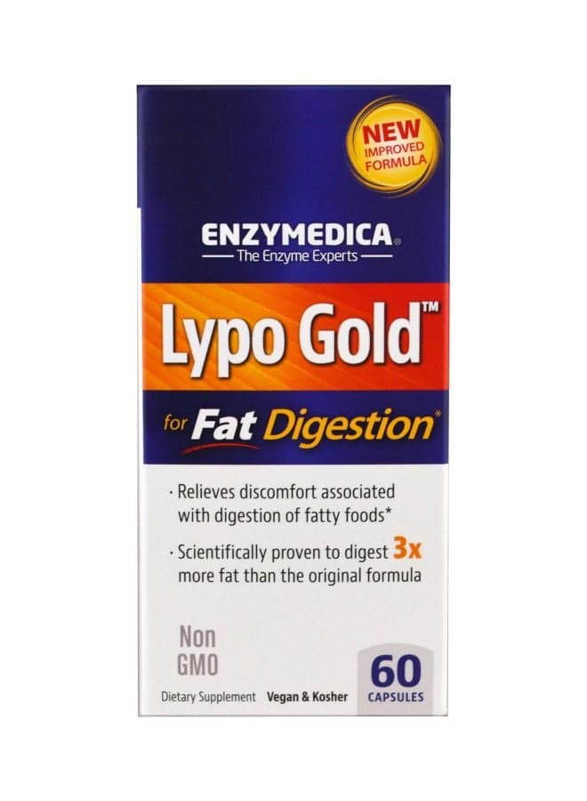 Lypo Gold Dietary Supplement - 60 Capsules