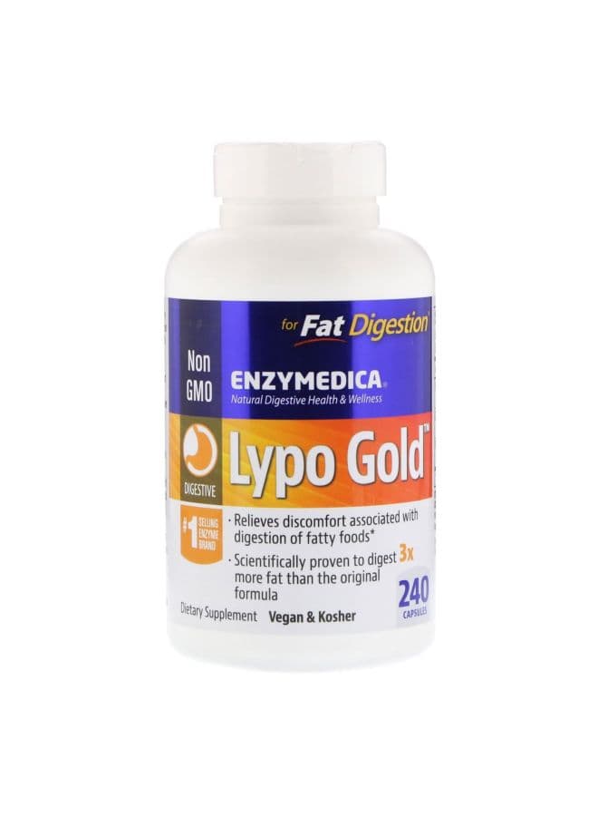 Lypo Gold Dietary Supplement - 240 Capsules