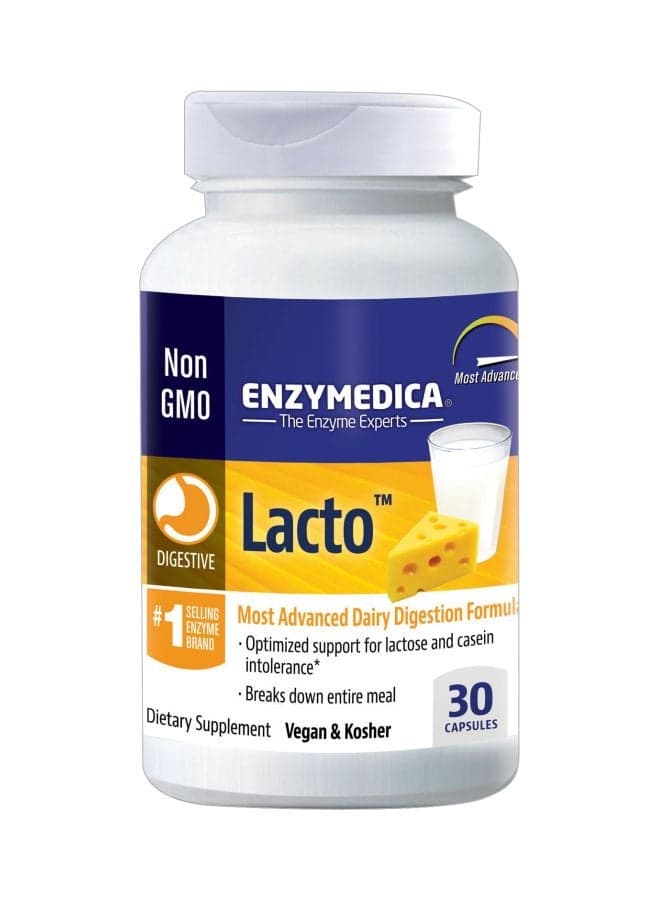 Lacto Most Advanced Dairy Digestion Formula - 30 Capsules