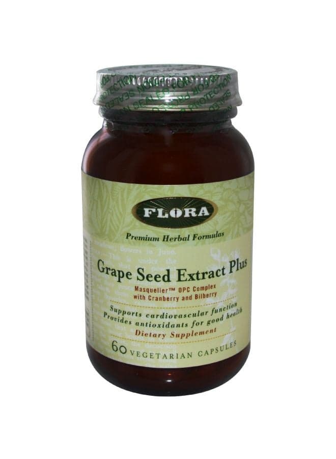 Grape Seed Extract Plus Dietary Supplement - 60 Vegetarian Capsules