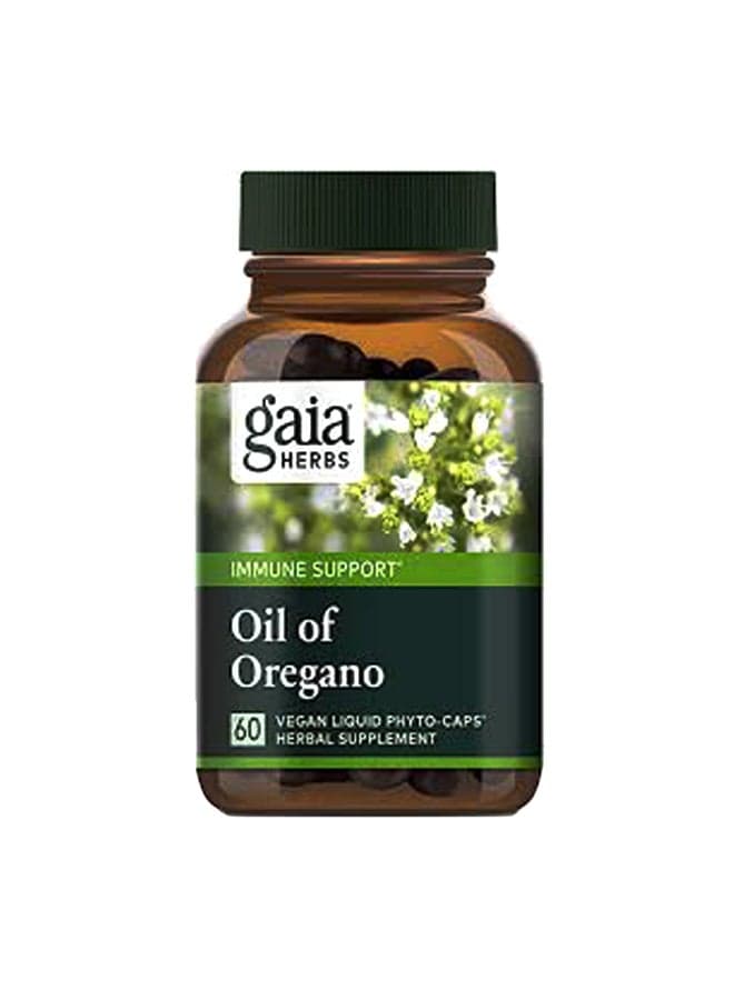 Oil Of Oregano Dietary Supplement - 60 Vegan Liquid Phyto Caps
