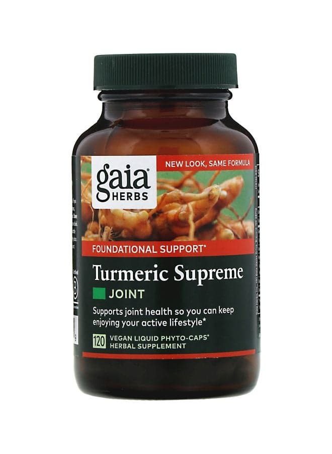 Turmeric Supreme Joint Herbal Supplement - 120 Vegan Capsules