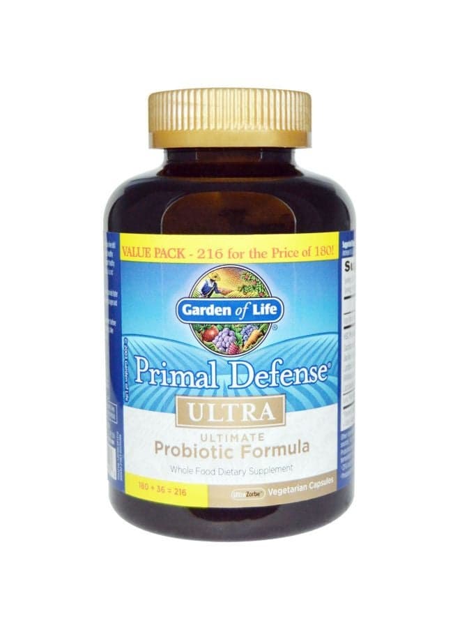 Primal Defense Ultra Ultimate Probiotic Dietary Supplement - 216 Vegetarian Capsules