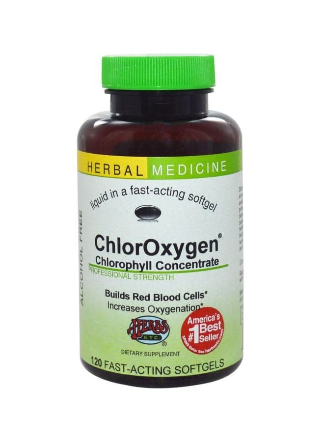 ChlorOxygen Chlorophyll Concentrate Dietary Supplement - 120 Softgels