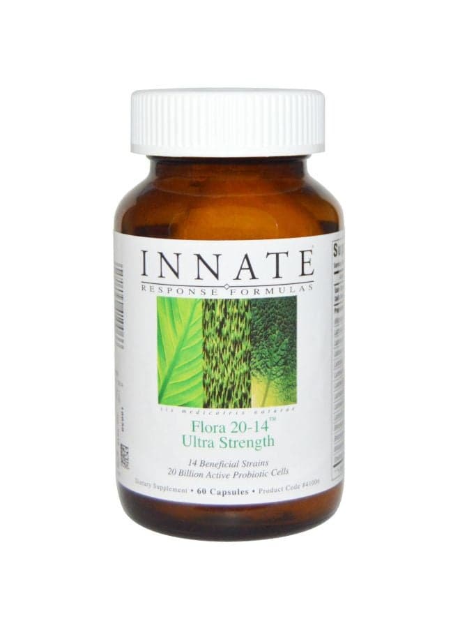 Ultra Intensive Probiotic Flora 20-14 Dietary Supplement - 60 Capsules