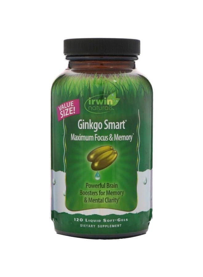 Ginkgo Smart Dietary Supplement - 120 Softgels