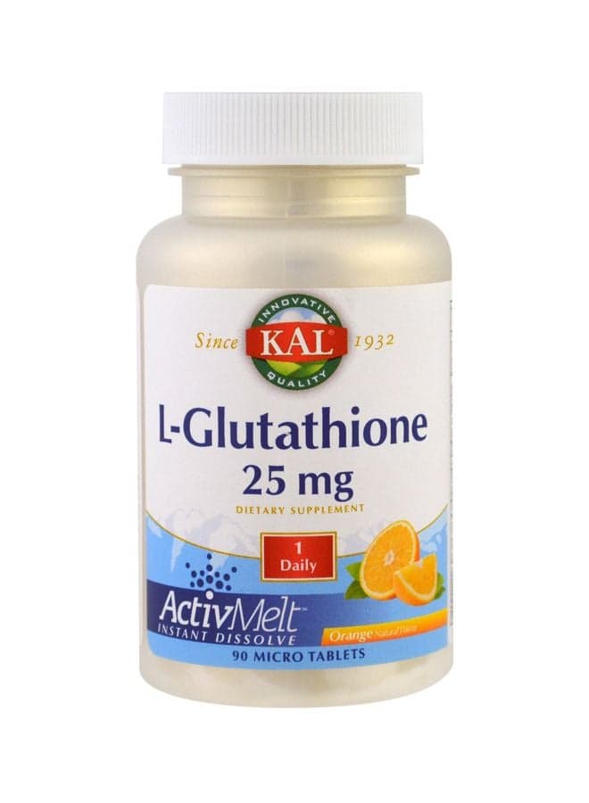 L-Glutathione 25mg Dietary Supplement - 90 Tablets