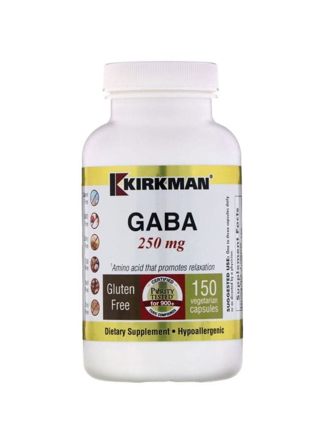 Gaba Dietary Supplement 250mg - 150 Capsules