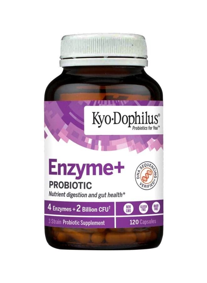 Enzyme Plus Probiotic Supplement - 120 Capsules