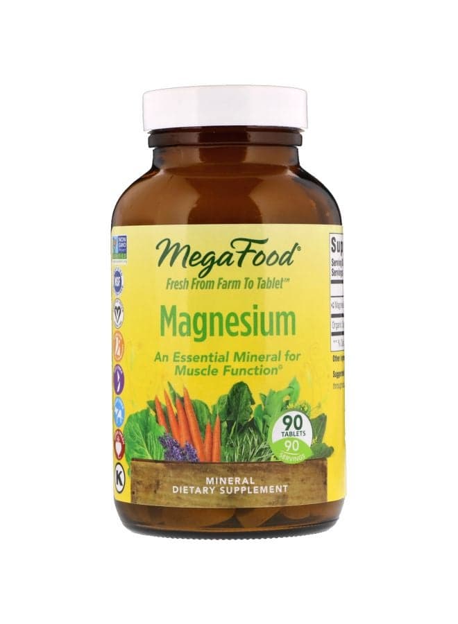 Magnesium Dietary Supplement - 90 Tablets