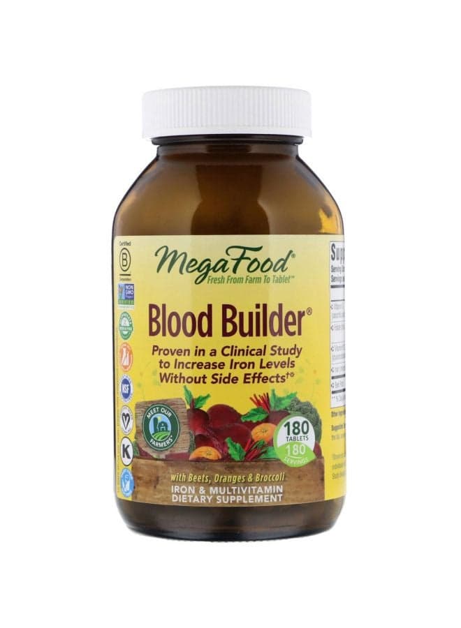 Blood Builder Dietary Supplement - 180 Tablets