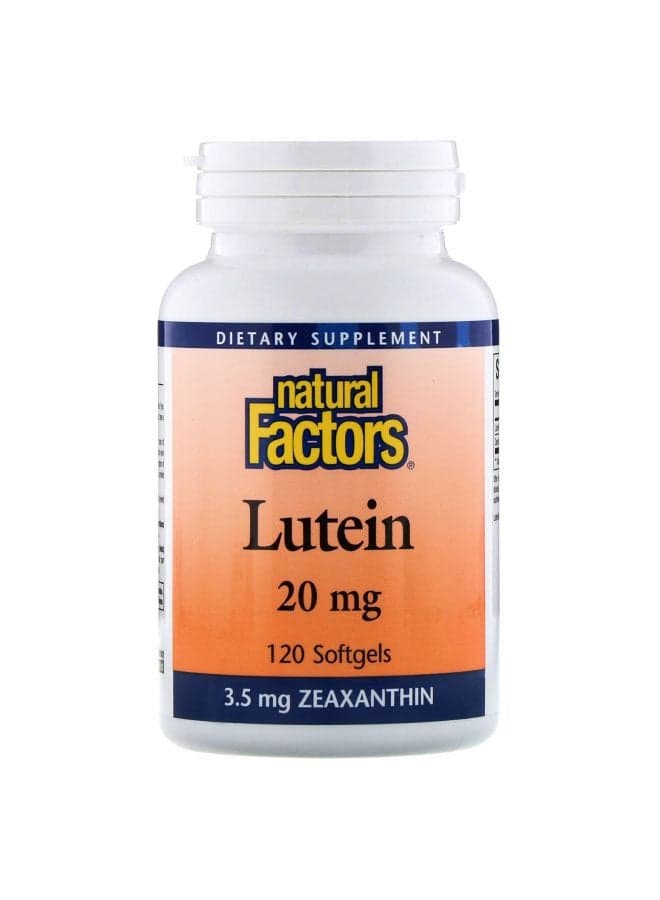 Lutein Dietary Supplement 20 mg - 120 Softgels