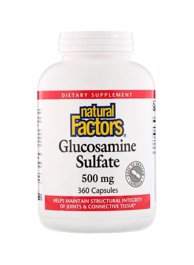 Glucosamine Sulfate 500mg Dietary Supplement - 360 Capsules