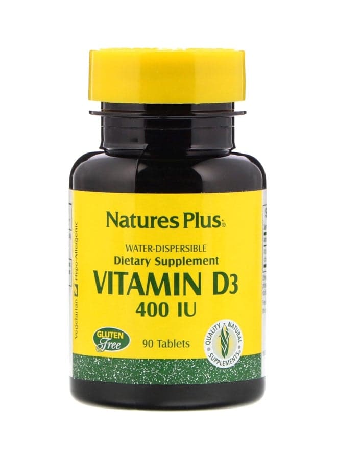 Vitamin D3 400 IU Dietary Supplement - 90 Tablets