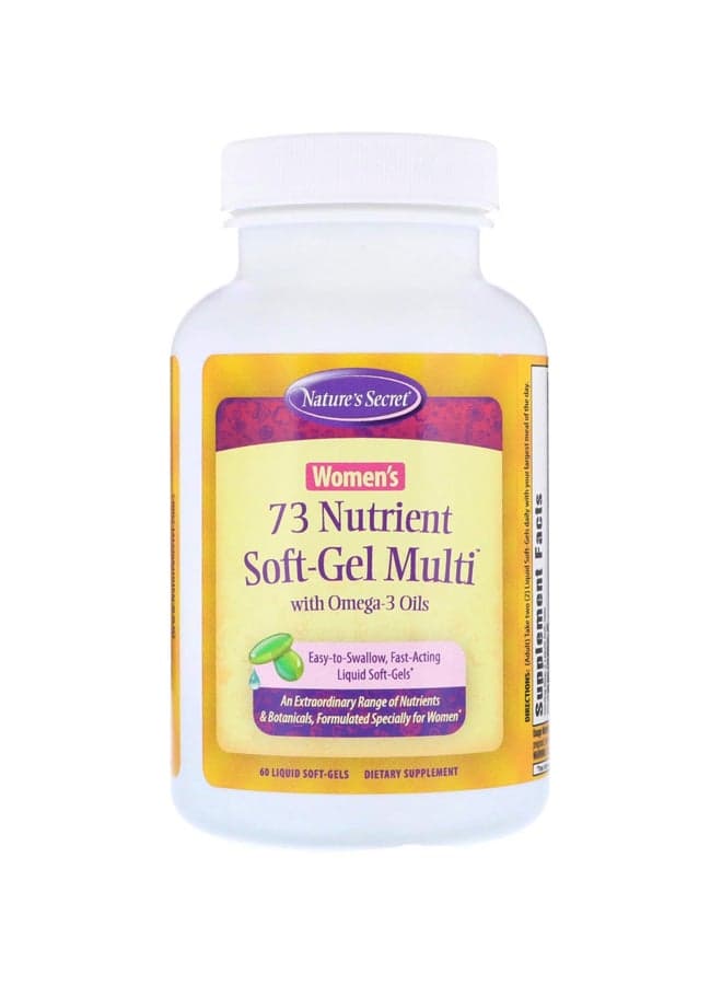 73 Nutrient Soft-Gel Multi Dietary Supplement - 60 Liquid Soft-gels