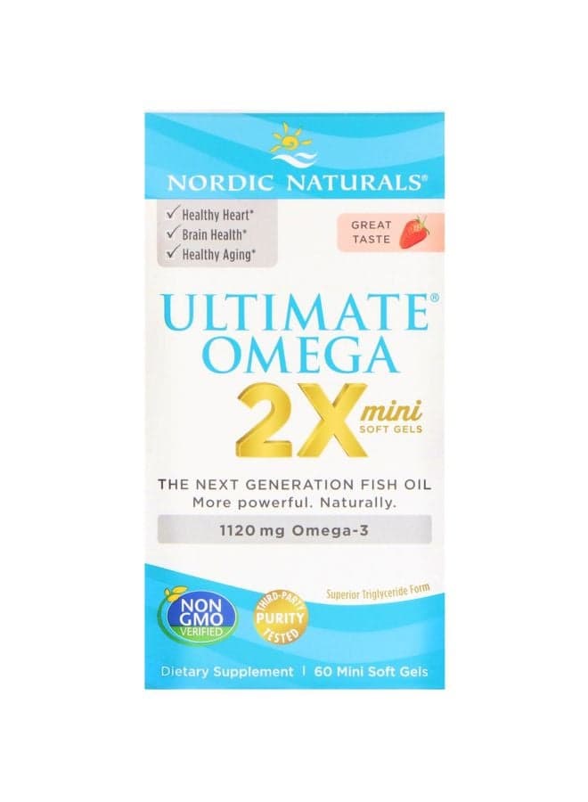 Ultimate Omega 2X 1120mg - 60 Mini Soft Gels