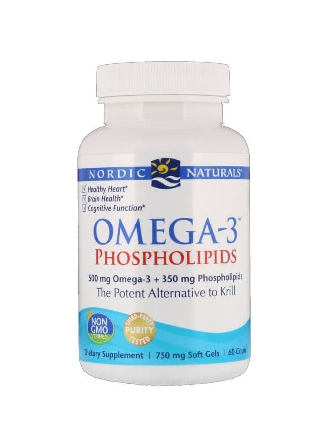 Omega-3 Phospholipids 750 mg - 60 Soft Gels