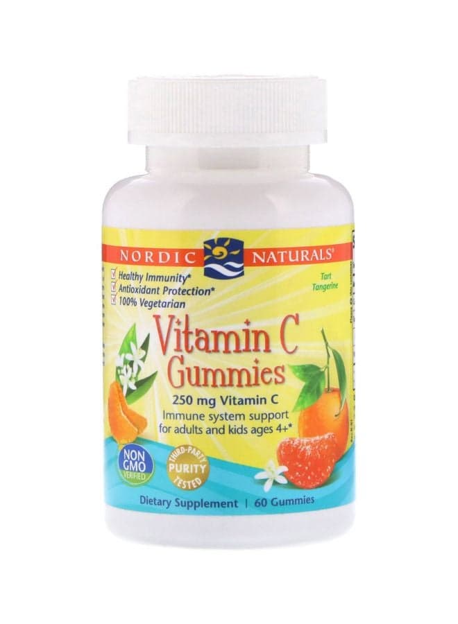 Vitamin C Dietary Supplement 250mg - 60 Gummies