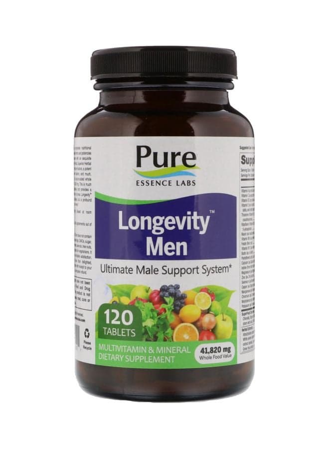 Longevity Dietary Supplement - 120 Tablets