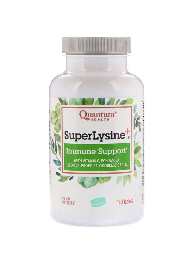 Super Lysine Plus Immune Support Dietary Supplement - 180 Tablets