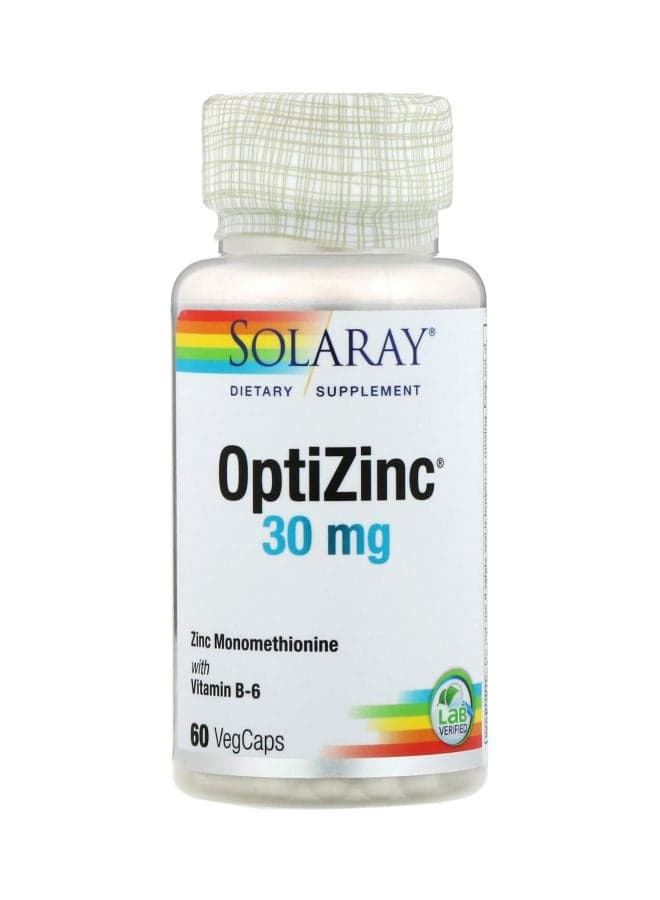 Optizinc 30mg Dietary Supplement - 60 Vegcaps