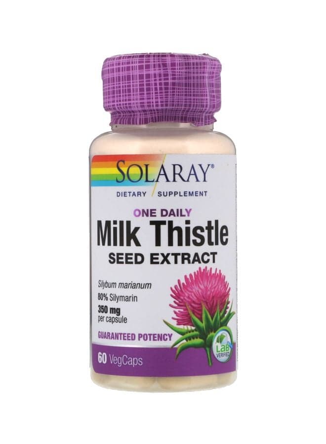 Milk Thistle Seed Extract Dietary Supplement 350 Mg - 60 Capsules