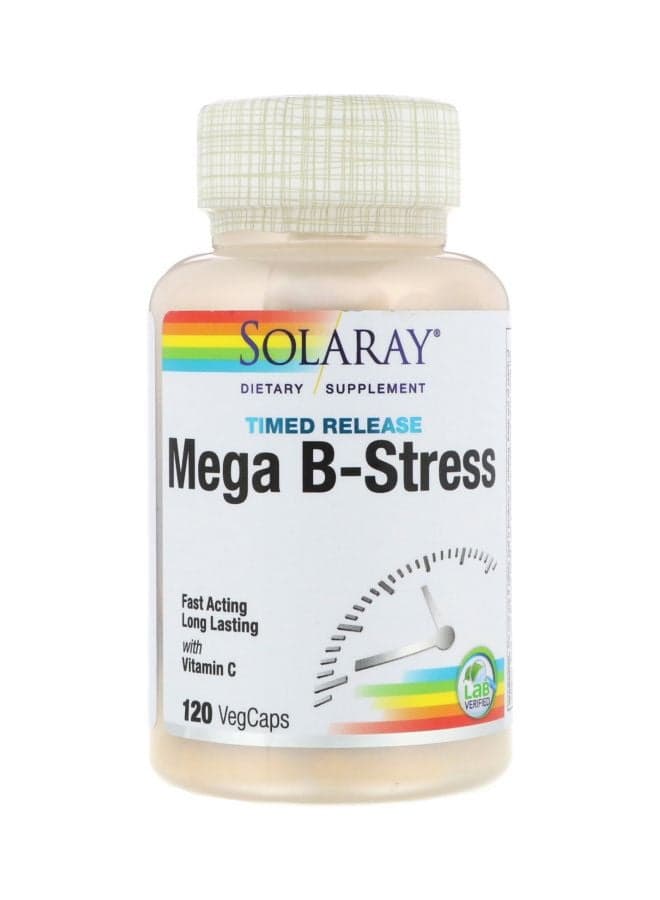 Mega B-Stress Timed-Release Dietary Supplement-120 Capsules