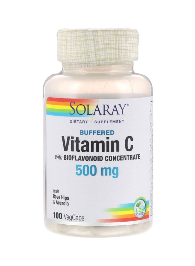 Buffered Vitamin C With Bioflavonoid Concentrate 500mg Supplemet - 100 VegCaps
