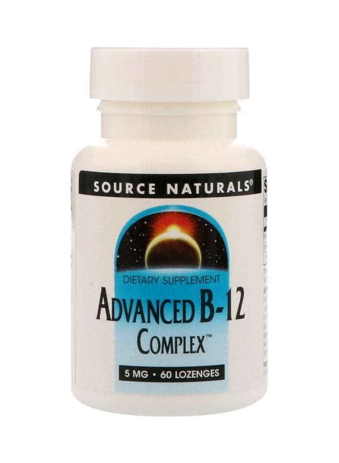 Advanced B-12 5 mg Dietary Supplement - 60 Lozenges