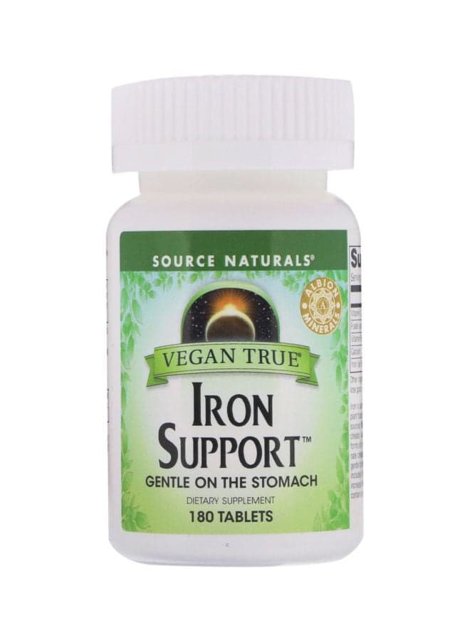 Vegan True Iron Support Dietary Supplement - 180 Tablet