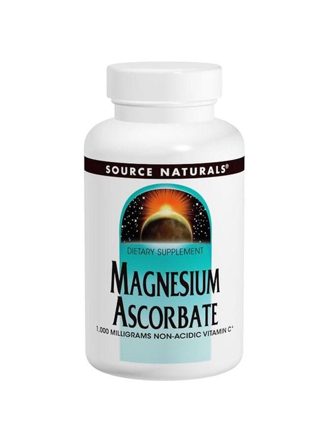 Magnesium Ascorbate 1000mg Dietary Supplement - 120 Tablets