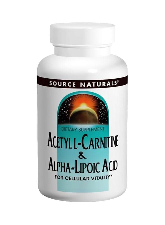 Acetyl L-Carnitine And Alpha Lipoic Acid Dietary Supplement 650 mg - 60 Tablets