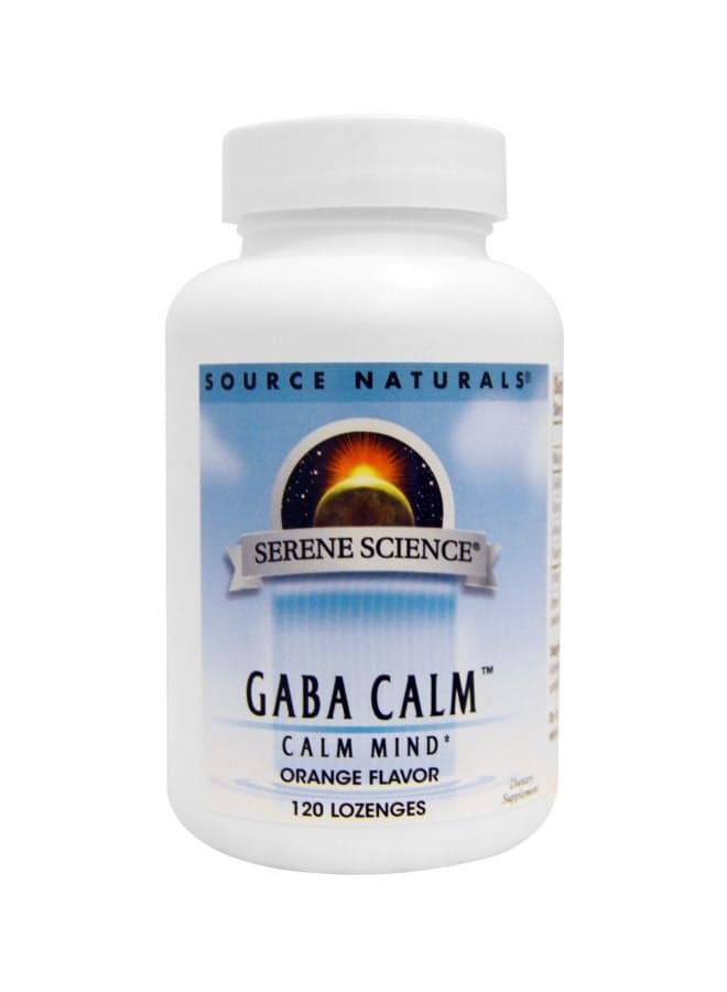 Gaba Calm Calm Mind Dietary Supplement - 120 Lozenges - Orange